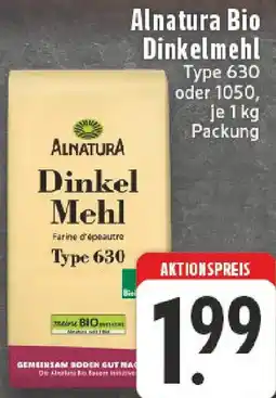 Edeka Alnatura Bio Dinkelmehl Angebot
