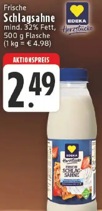 Edeka EDEKA Herzstücke Frische Schlagsahne Angebot