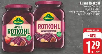 Edeka Kühne Rotkohl Angebot