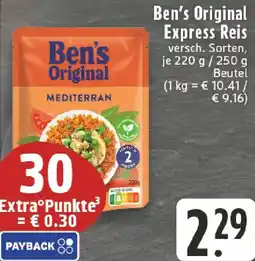 Edeka Ben's Original Express Reis Angebot