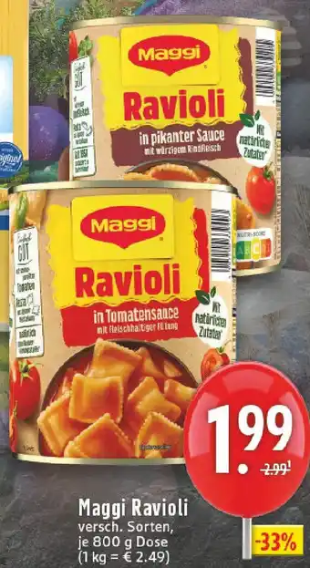 Edeka Maggi Ravioli Angebot