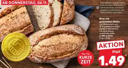 Kaufland Brot mit gekeimtem Hafer Angebot