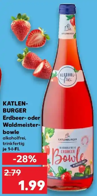 Kaufland KATLENBURGER Erdbeer- oder Waldmeisterbowle Angebot