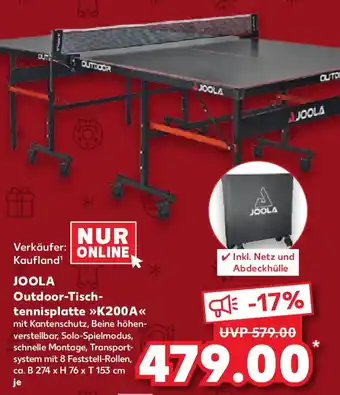 Kaufland JOOLA Outdoor-Tischtennisplatte K200A Angebot