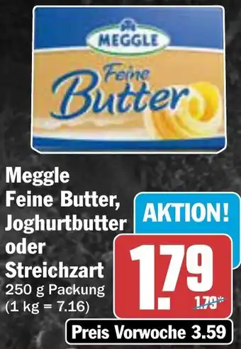 AEZ Meggle Feine Butter, Joghurtbutter oder Streichzart Angebot