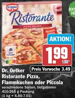 AEZ Dr. Oetker Ristorante Pizza, Flammkuchen oder Piccola Angebot