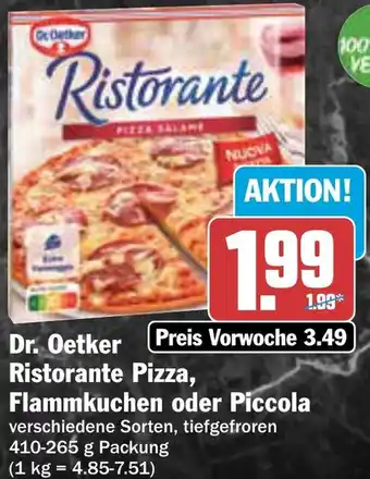 AEZ Dr. Oetker Ristorante Pizza, Flammkuchen oder Piccola Angebot