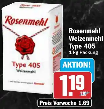 AEZ Rosenmehl Weizenmehl Type 405 Angebot