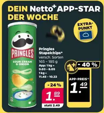 NETTO Pringles Stapelchips Angebot