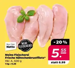 NETTO Meine Fleischerei Frische Hähnchenbrustfilets Angebot
