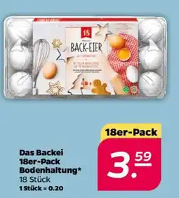 NETTO Das Backei 18er-Pack Bodenhaltung Angebot