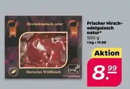 NETTO Frischer Hirschedelgulasch natur Angebot