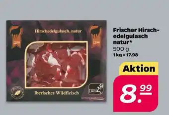NETTO Frischer Hirschedelgulasch natur Angebot
