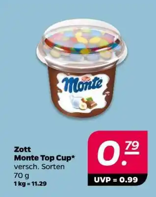 NETTO Zott Monte Top Cup Angebot