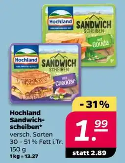 NETTO Hochland Sandwich Scheiben Angebot
