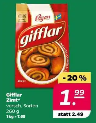 NETTO Gifflar Zimt Angebot