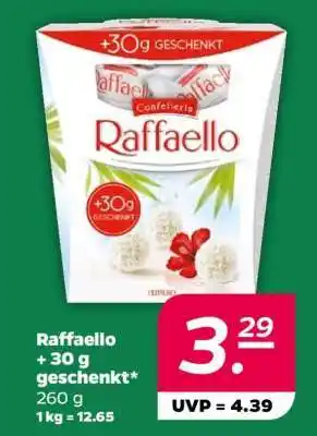 NETTO Raffaello + 30 g geschenkt Angebot