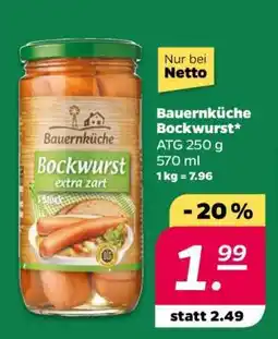 NETTO Bauernküche Bockwurst Angebot