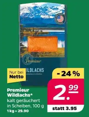 NETTO Premieur Wildlachs Angebot
