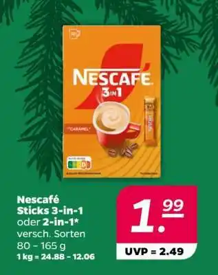 NETTO Nescafé Sticks 3-in-1 oder 2-in-1 Angebot