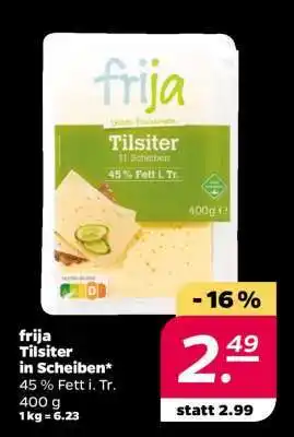 NETTO frija Tilsiter in Scheiben Angebot