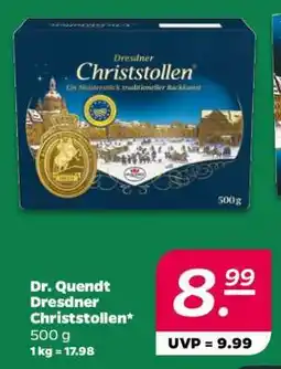 NETTO Dr. Quendt Dresdner Christstollen Angebot