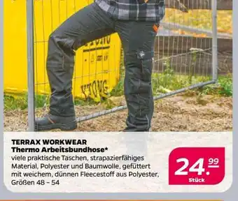 NETTO TERRAX WORKWEAR Thermo-Arbeitsbundhose Angebot