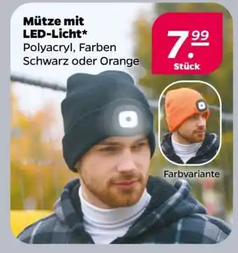 NETTO Mütze mit LED-Licht Angebot