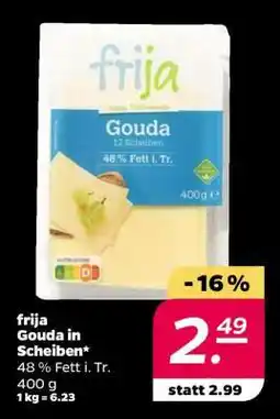 NETTO frija Gouda in Scheiben Angebot