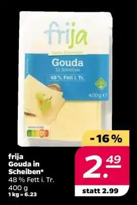 NETTO frija Gouda in Scheiben Angebot