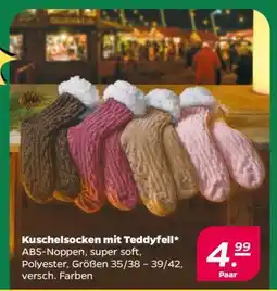 NETTO Kuschelsocken mit Teddyfell Angebot