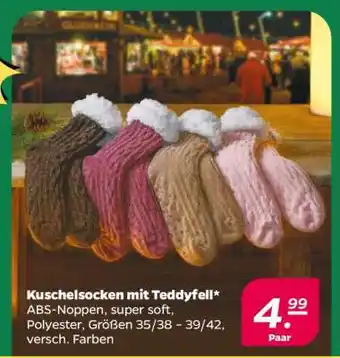 NETTO Kuschelsocken mit Teddyfell Angebot