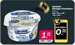 NETTO Milram Körniger Frischkäse Angebot