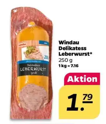 NETTO WINDAU Delikatess Leberwurst Angebot