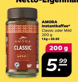 NETTO AMORA Instantkaffee Angebot