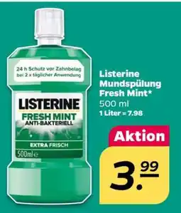NETTO LISTERINE Mundspülung Fresh Mint Angebot