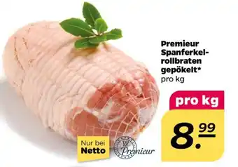 NETTO Premieur Spanferkelrollbraten gepökelt Angebot