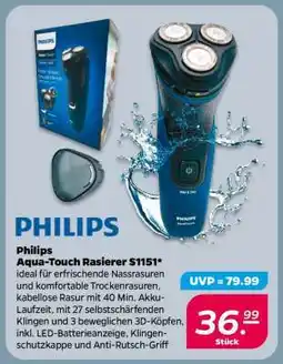 NETTO PHILIPS Aqua-Touch Rasierer S1151 Angebot