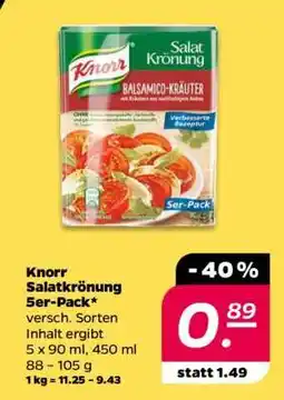 NETTO Knorr Salatkrönung 5er-Pack Angebot