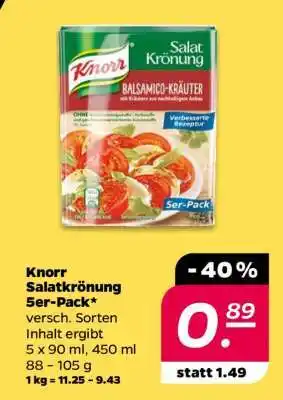 NETTO Knorr Salatkrönung 5er-Pack Angebot