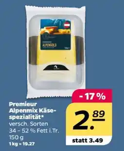 NETTO Premieur Alpenmix Käsespezialität Angebot