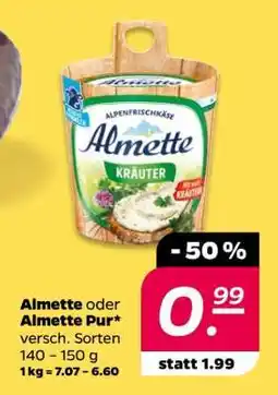 NETTO Almette oder Almette Pur Angebot