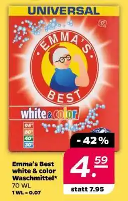 NETTO Emma’s Best white & color Waschmittel Angebot