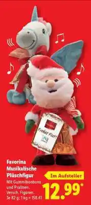 Lidl Favorina Musikalische Plüschfigur Angebot