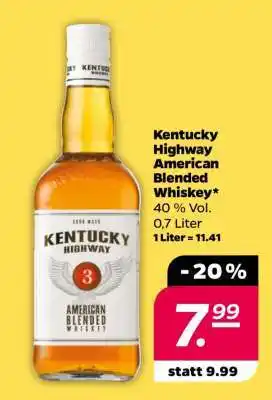 NETTO KENTUCKY HIGHWAY American Blended Whiskey Angebot