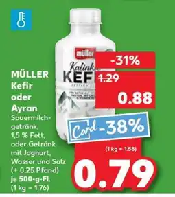 Kaufland MÜLLER Kefir oder Ayran Angebot