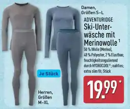 Aldi Nord ADVENTURIDGE Ski-Unterwäsche mit Merinowolle Angebot