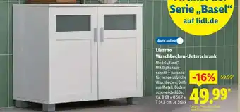 Lidl Livarno Waschbecken-Unterschrank Angebot