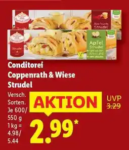 Lidl Conditorei Coppenrath & Wiese Strudel Angebot
