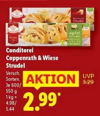 Lidl Conditorei Coppenrath & Wiese Strudel Angebot